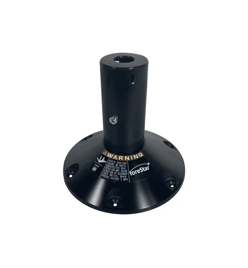 10-Inch Fixed-Height Black Anodized Pedestal With Stop – Model 184010-Lbawosst 1