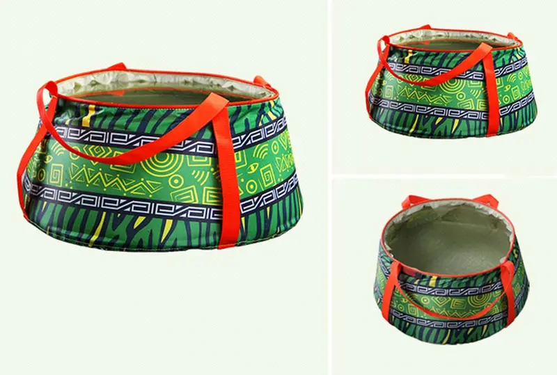 10L Collapsible Camp Sink Bucket For Outdoor Washing & Water Storage 1