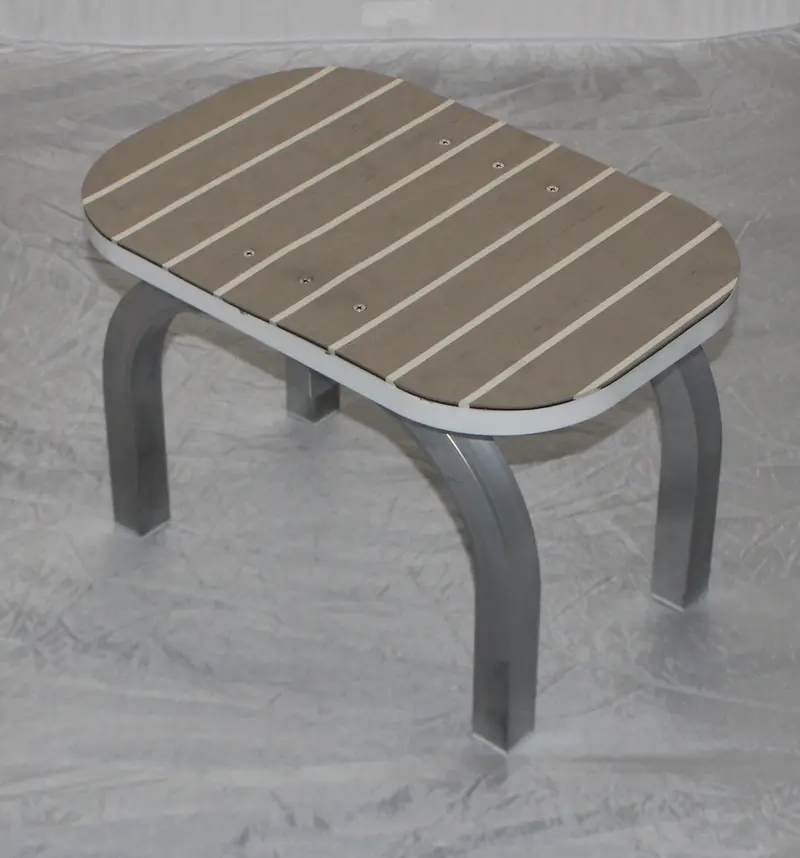 12" X 18" Brushed Tan/Teak Casting Platform For Fly & Flats Fishing On Gheenoe Boats 1
