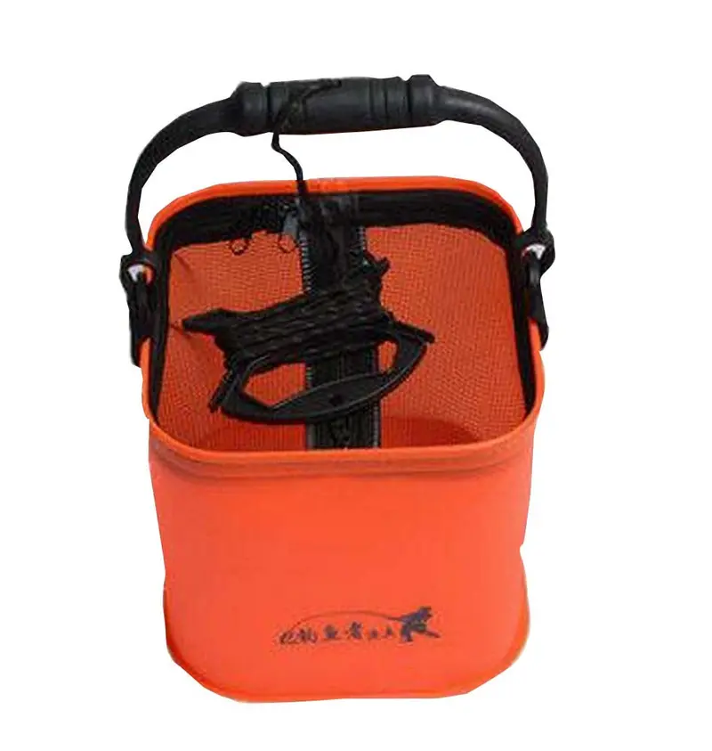 22Cm Eva Collapsible Bucket With Rope – Lightweight Fishing & Camping Gear 1