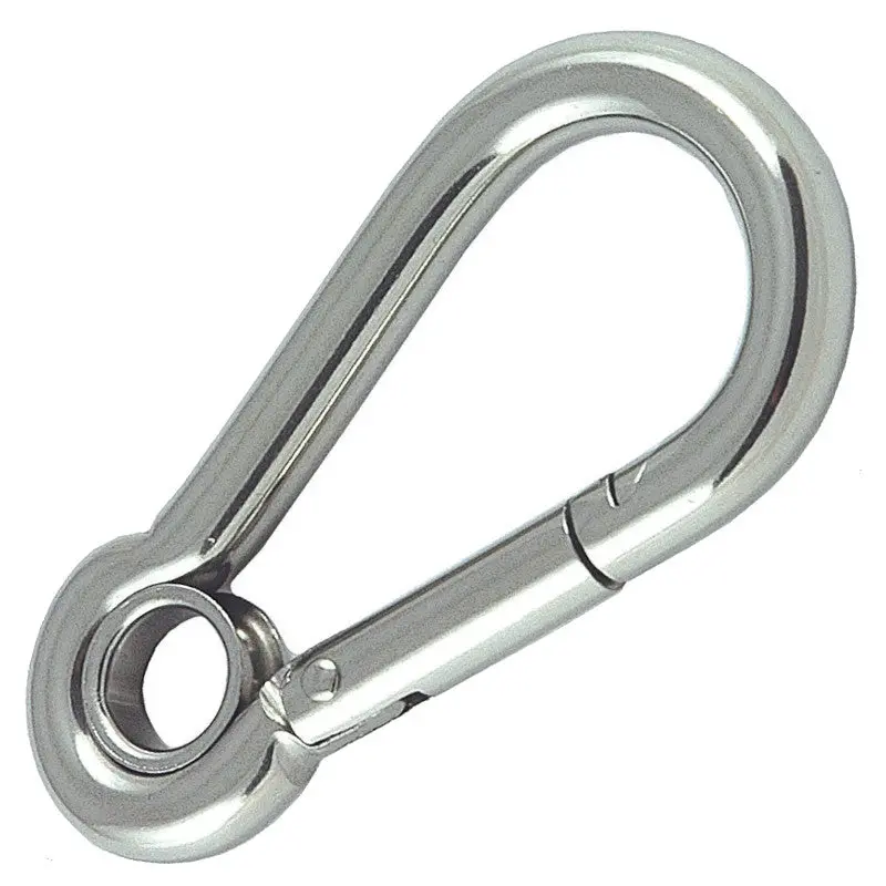 316 Stainless Steel Carabiner Hook – Marine-Grade Load-Bearing Clip 1
