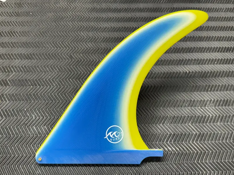 4A 9-Inch Center Fin – Bwy (Black/White/Yellow) Matte Finish 1