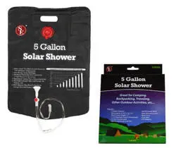 5-Gallon Solar-Powered Shower – Portable Outdoor Hot Water System (Css5G) 1
