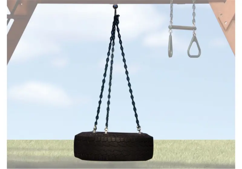 58-Inch Tire Swivel Swing With Integrated Hardware Kit 1