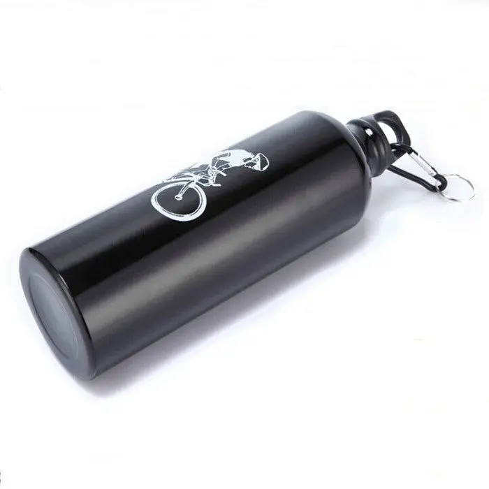 750Ml Aluminum Alloy Bicycle Water Bottle – Matte Black 1