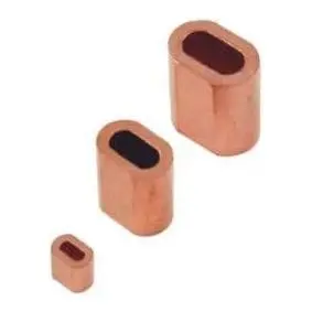 8Mm Copper Ferrule For Proboat Rigging – A-Type Compression Fitting 1