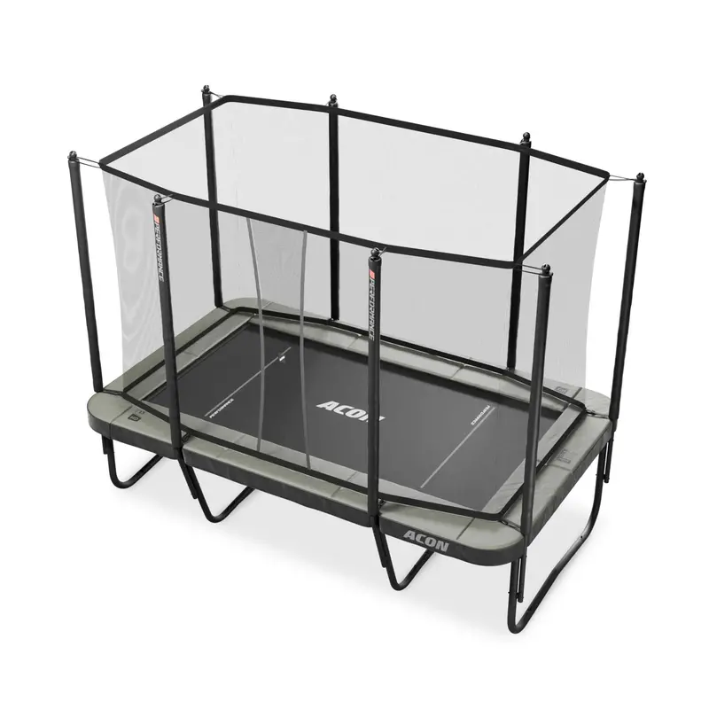 Acon 13-Foot Hd Pro Rectangular Trampoline With Enclosure Net And Ladder 1