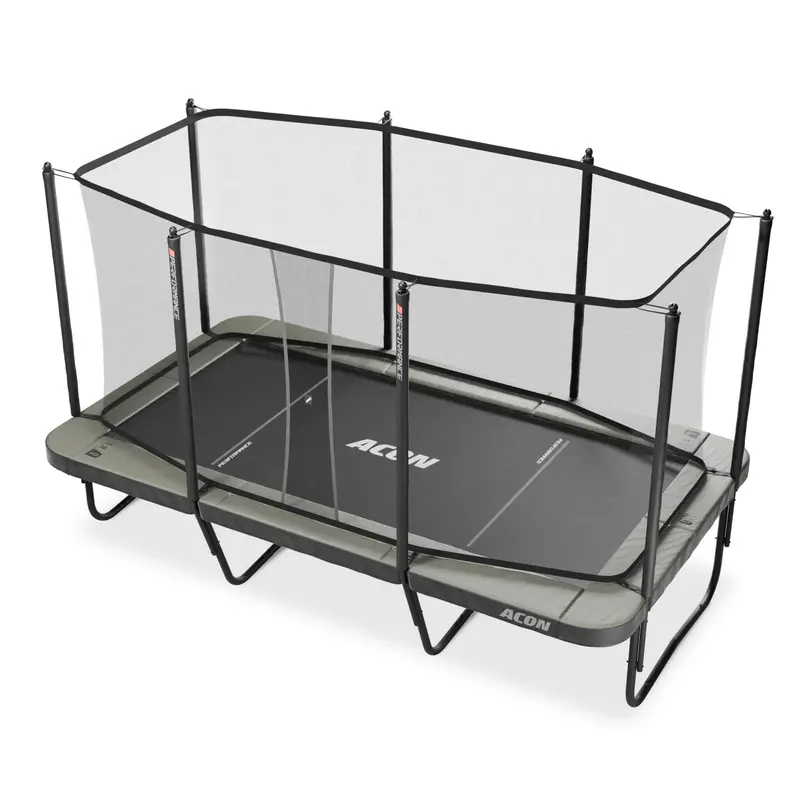 Acon 16-Foot Hd Pro Rectangular Trampoline With Enclosure Net And Ladder 1