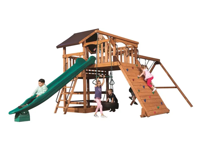 Adventure Outlook Quad-Swing Play Equipment 1