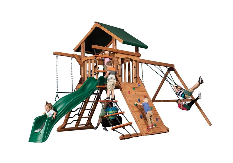 Adventure Summit 1 Backyard Playset – Modular Climbing And Swinging Structure 1
