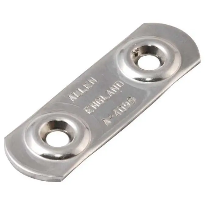 Allen 51Mm Stainless Steel Mounting Plate – Flat, Drillable, And Saltwater-Resistant 1