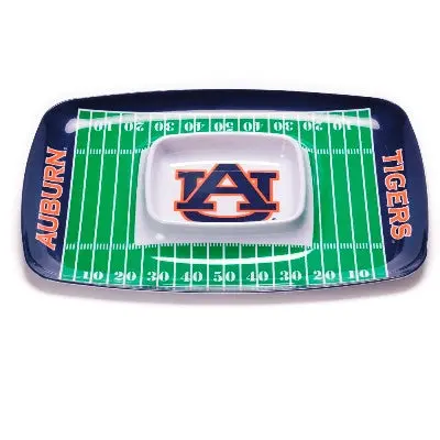 Auburn Tigers Chip And Dip Serving Tray 1