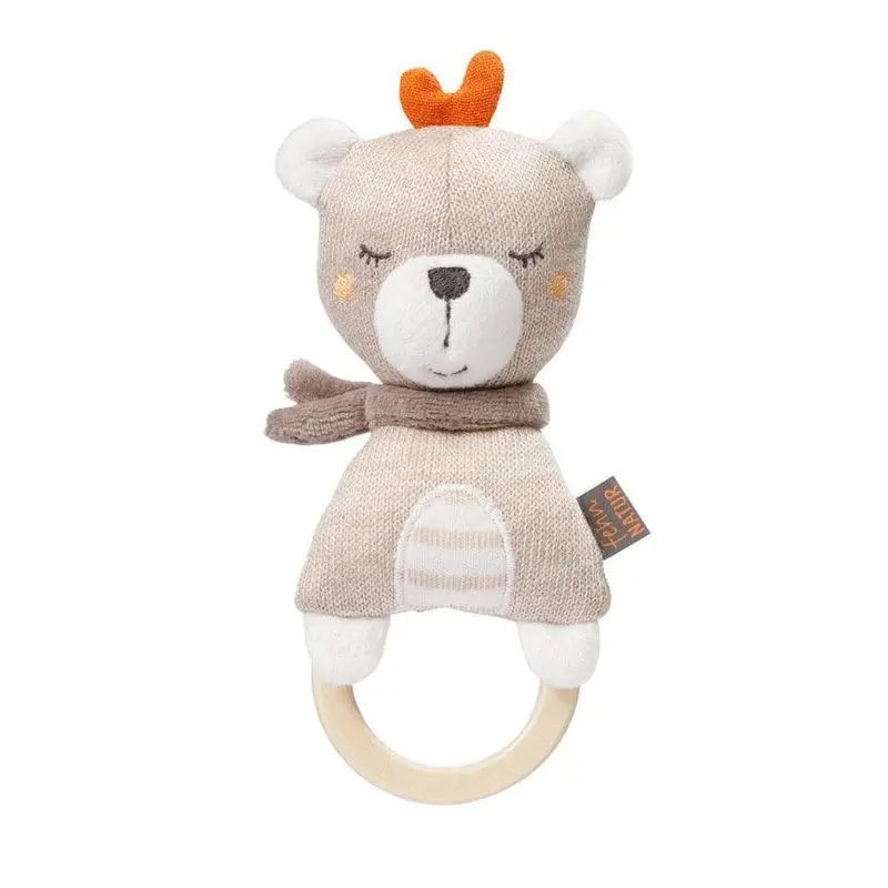 Baby Fehn Plush Bear Toy – Soft Cuddly Companion 1