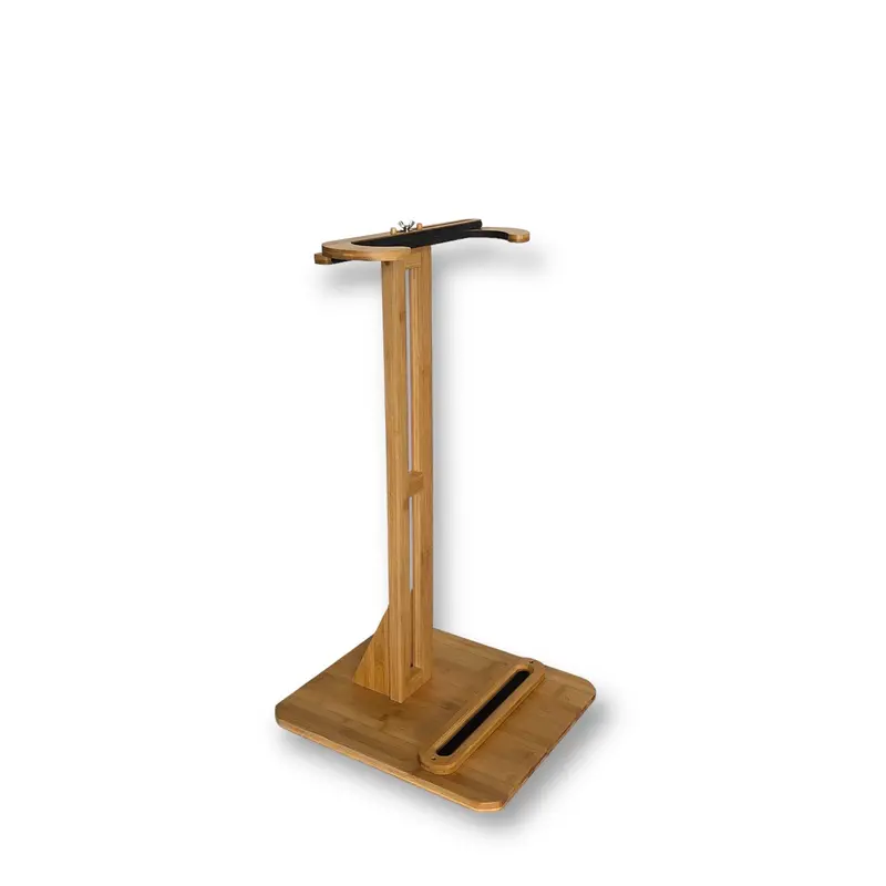 Bamboo Wood Stand For Displaying Surfboards 1
