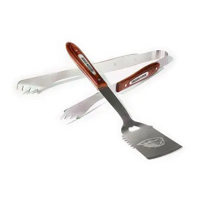Bbq Master Oregon State Beavers 2-Piece Wood-Handle Grilling Set 1