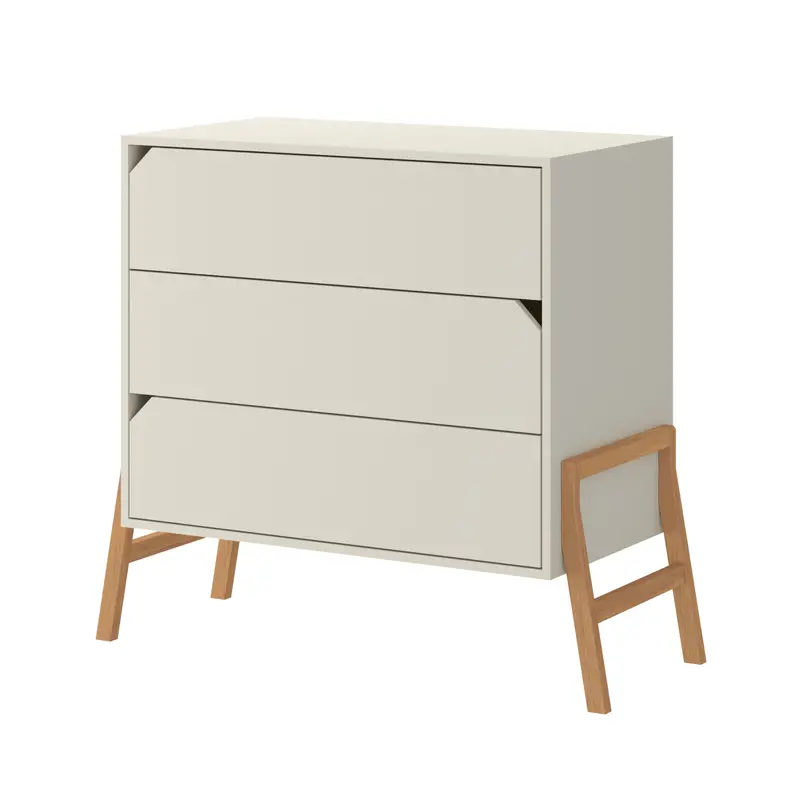 Bellamy Lotta Latte 3-Drawer Storage Chest – Modern Nursery Furniture 1