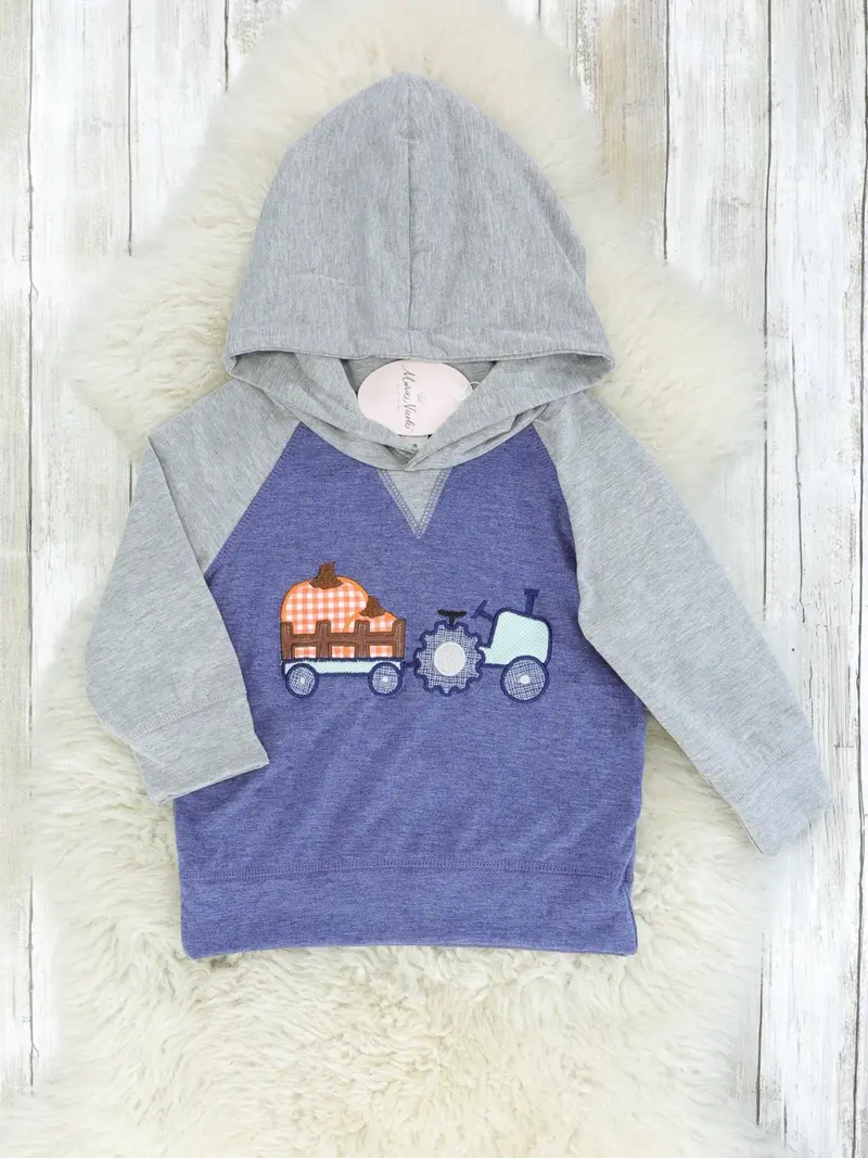Blue Pumpkin Farm Hooded Sweatshirt 1