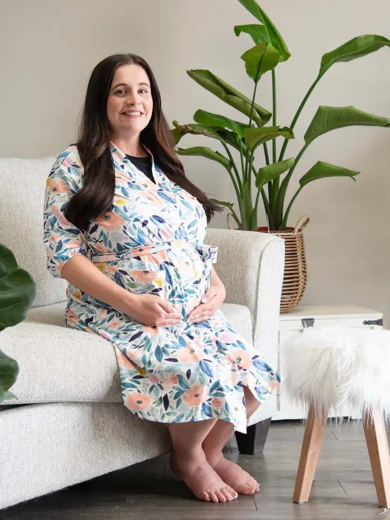 Blushing Susie Matching Mom Robe For Parent And Child 1