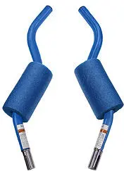 Bobo Marine Grab Bar With Blue 1-1/2" Ergonomic Handles For Boats 1