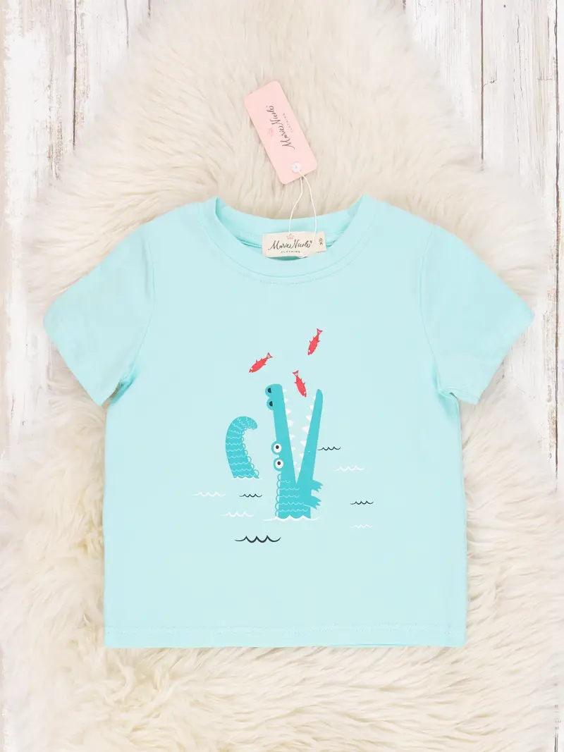 Bold Alligator Graphic Tee For Kids 1