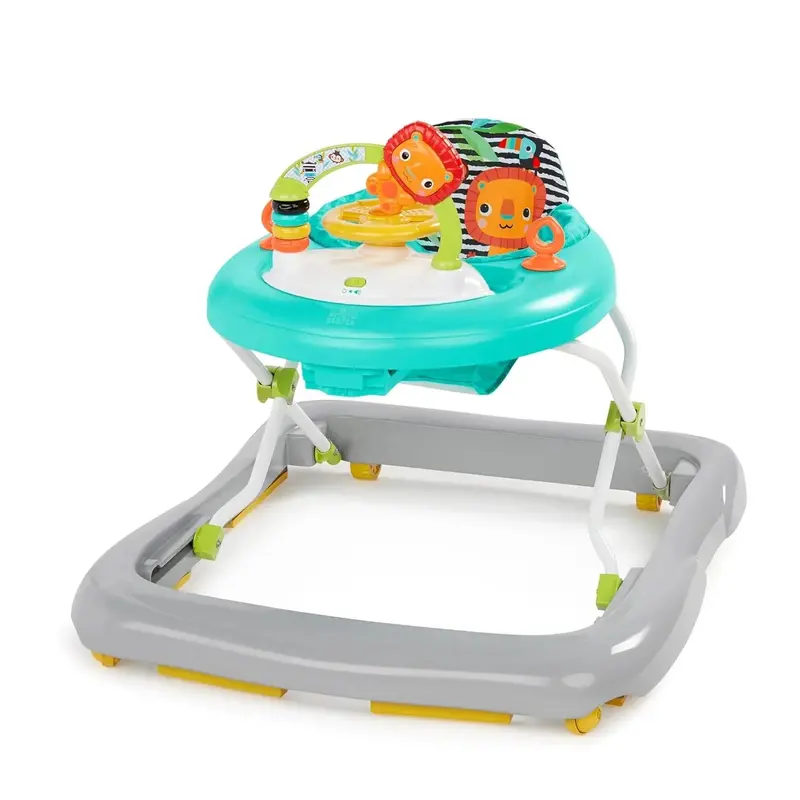 Bright Starts Zig Zag Zebra Push Walker – Engaging Motion-Based Learning Toy 1