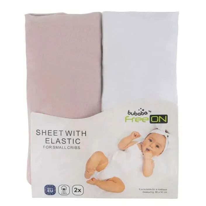 Bubaba By Freeon Nexttome Crib Sheets (50 X 90 Cm, 2-Pack) 3