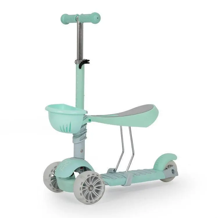 Bubblegum Green Kick Scooter For Kids 1