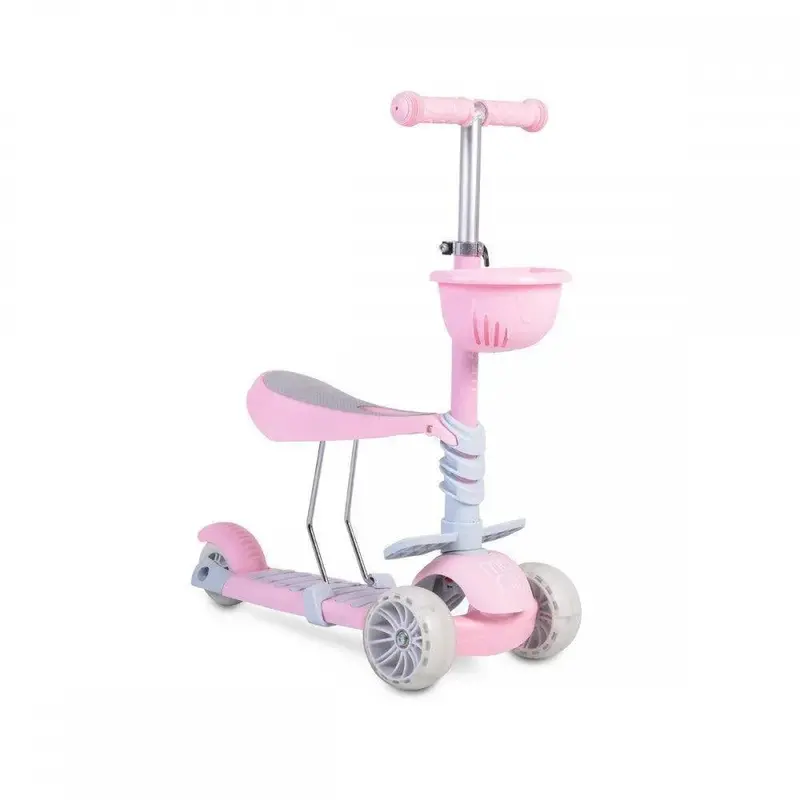 Bubblegum Pink Kick Scooter For Kids 1