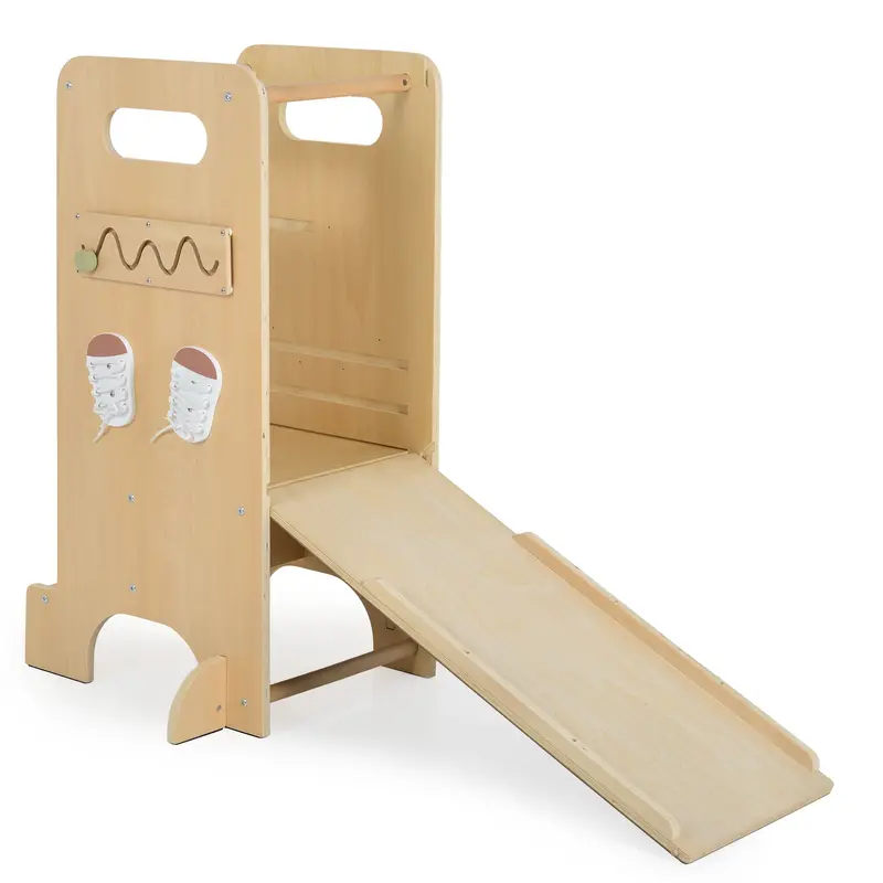 Cangaroo Big Ben 4-In-1 Wooden Learning Tower – Adjustable Helper Step For Kids 1