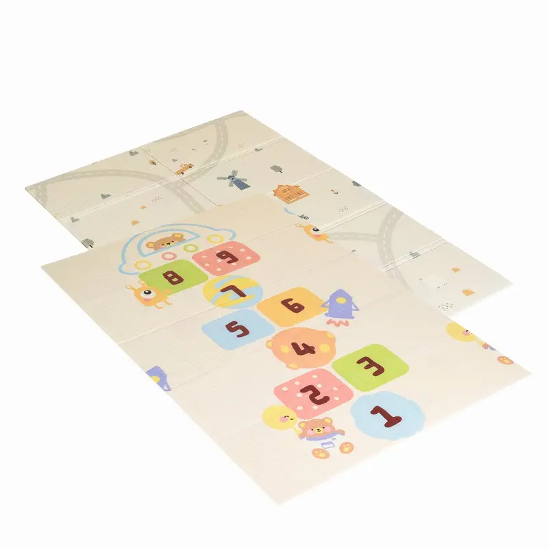 Cangaroo Digital Track Foldable Xpe Play Mat – 180X120X1Cm 1