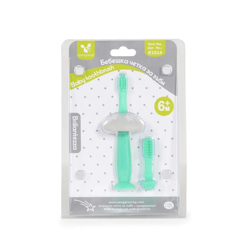 Cangaroo Soft-Bristle Baby Toothbrush – Ergonomic Handle, Gentle On Gums 1
