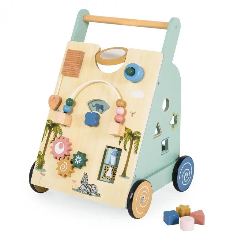 Cangaroo Wooden Activity Walker – Developmental Push Toy (Model 24011) 1