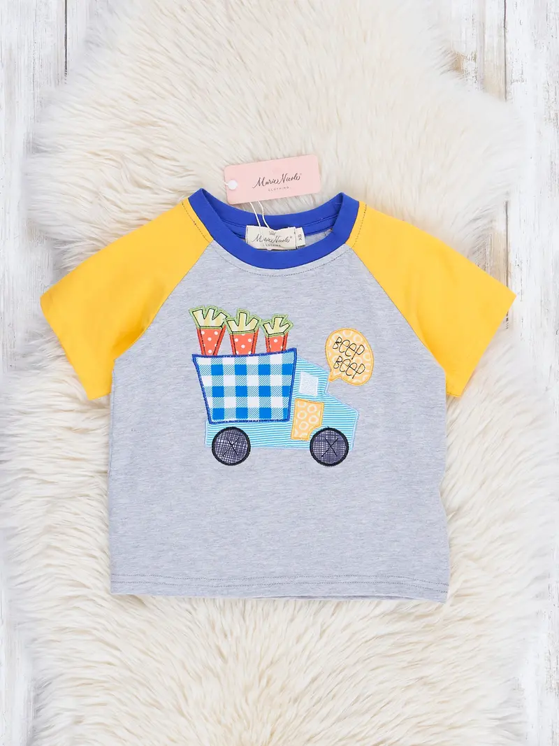 Carrot-Themed Raglan Shirt For Toddlers 1