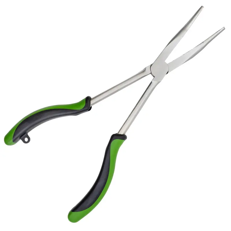 Catix Long Bend Nose Pliers – Curved-Nose Pliers For Waller & Predator Hook Removal 1