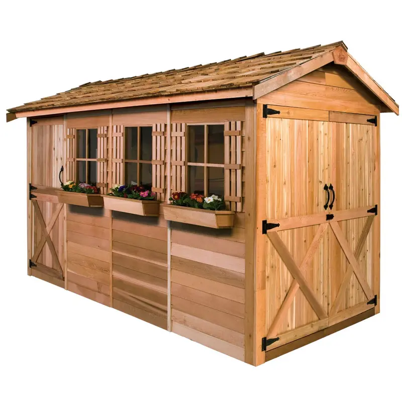 Cedarshed Boathouse Storage Shed With Waterfront Design 1