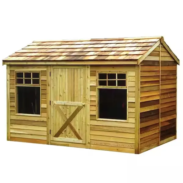 Cedarshed Haida Cabin Rustic Cedar Shed 1