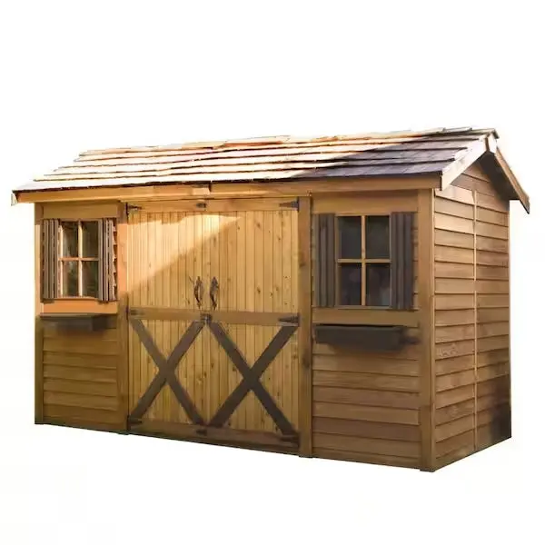 Cedarshed Longhouse Multi-Use Cedar Storage Building 1