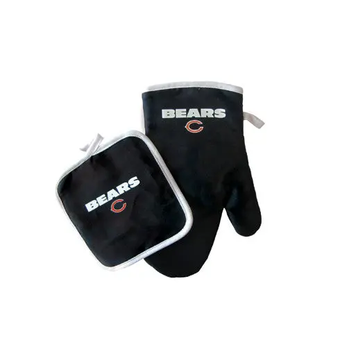 Chicago Bears Nfl-Themed Oven Mitt And Pot Holder Set 1
