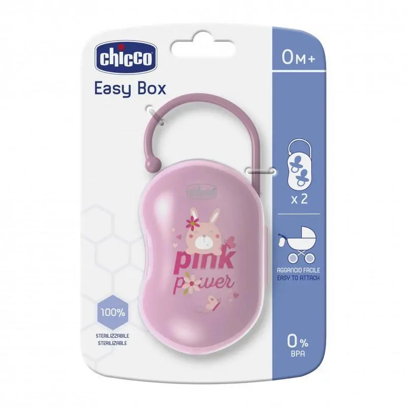 Chicco Silicone Soother Storage Case – Hygienic & Travel-Friendly 2