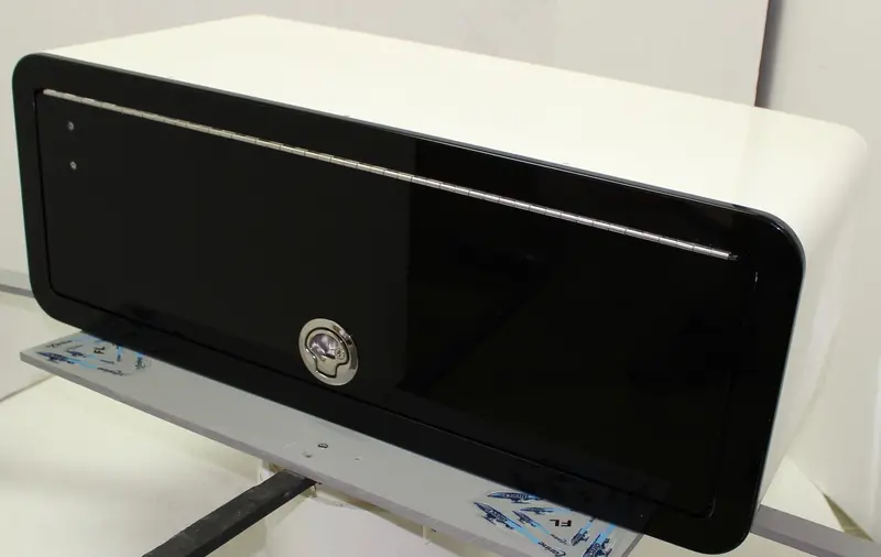 C&M Marine 30-Inch White Fiberglass Electronics Box (30" × 14.5" × 11") 1