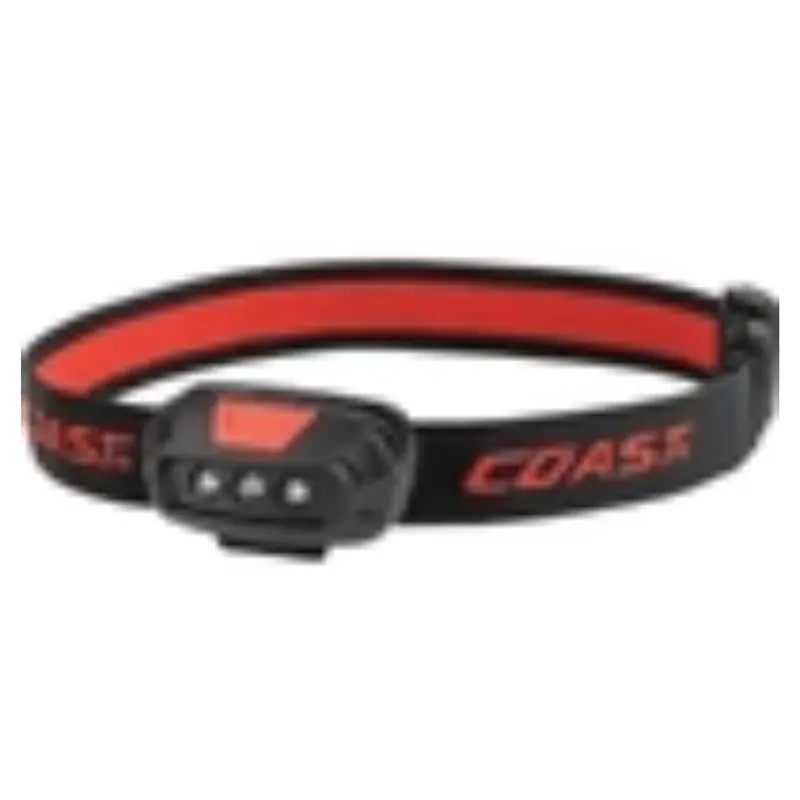 Coast Fl14 Rechargeable Head Torch – Black/Red 1