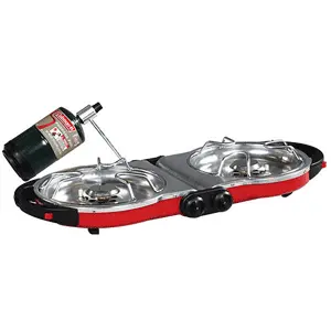 Coleman Perfectflow Instastart Fold-N-Go 2-Burner Propane Stove 1