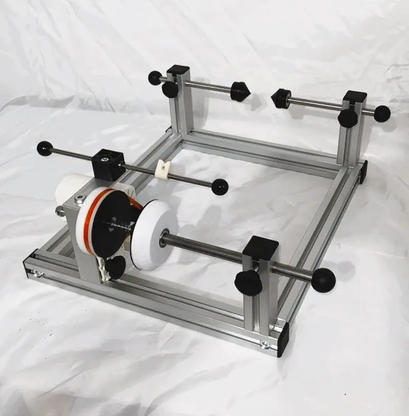 Compact Pro Line Winder V1 – Foot-Pedal Operated Spooling Device With Linear Guide 1