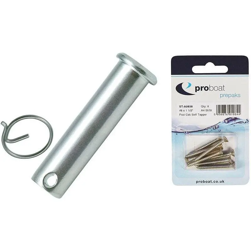 Compact Proboat Clevis Pin And Split Ring – 5Mm × 10Mm 1