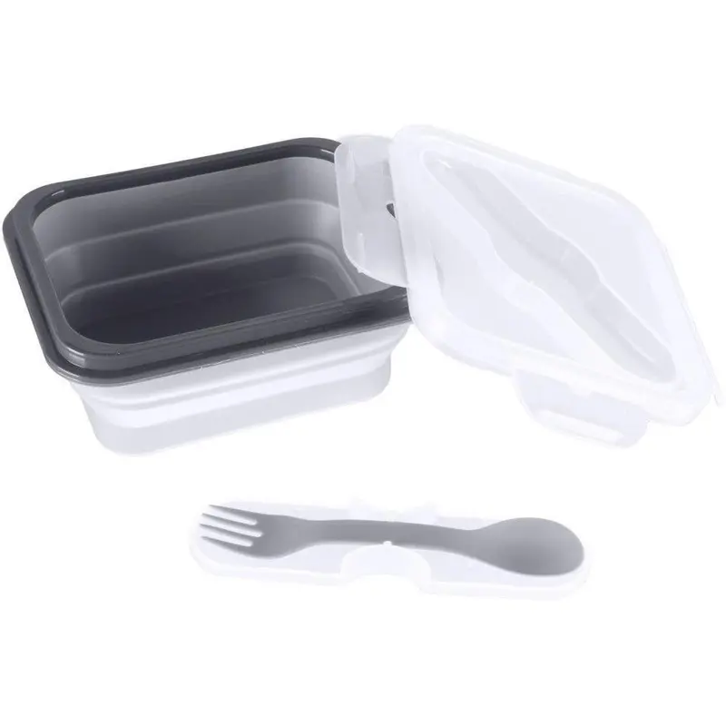 Compact Silicone Lunch Box Set With Utensils – Zopa 1