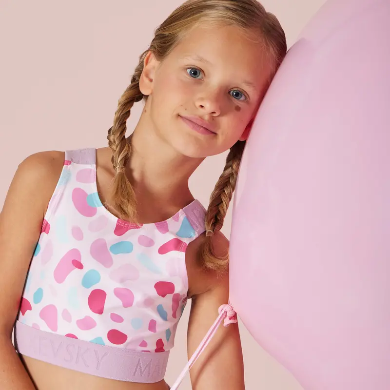 Confetti Drops Sport Top For Girls 1