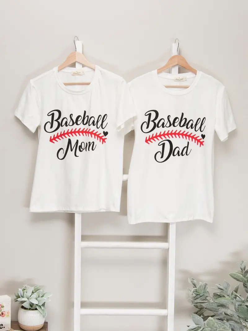 Coordinated Family Baseball-Themed T-Shirts 1
