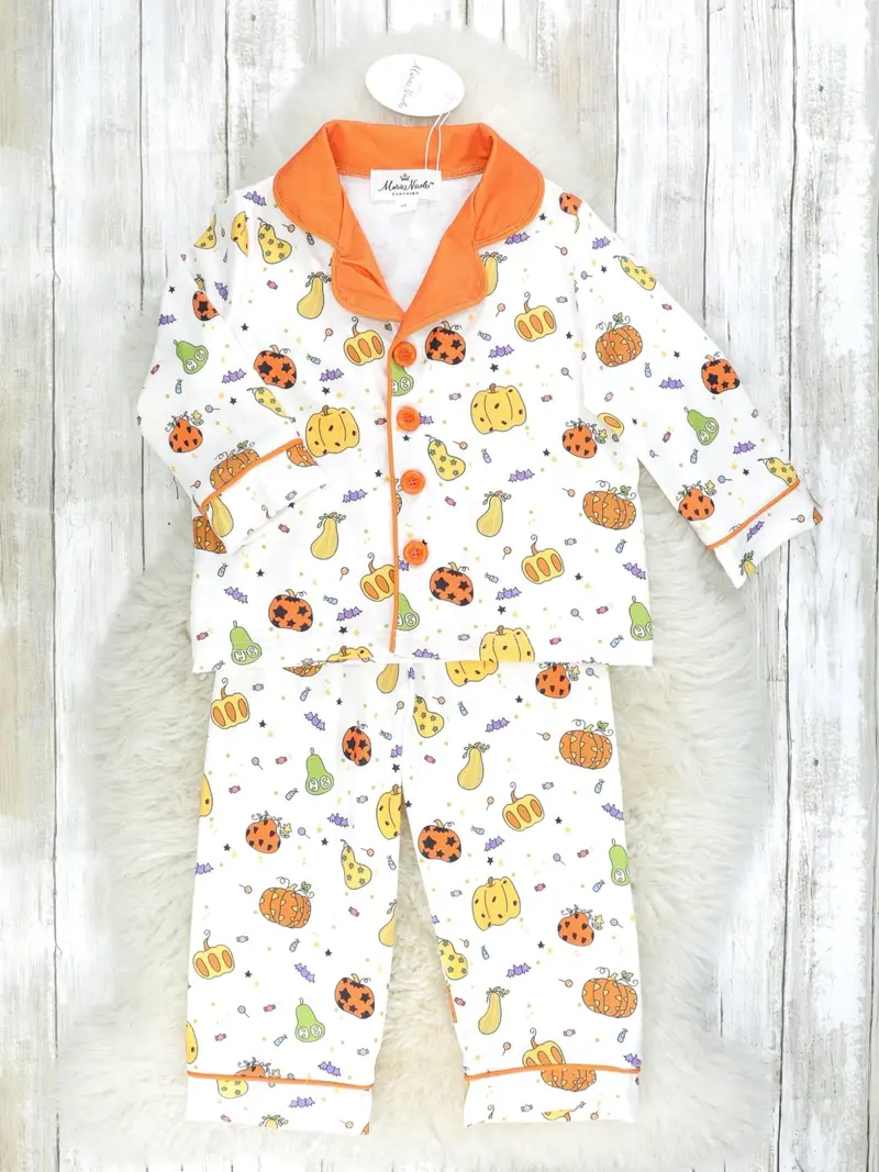 Cozy Pumpkin Spice Matching Pajama Set 1