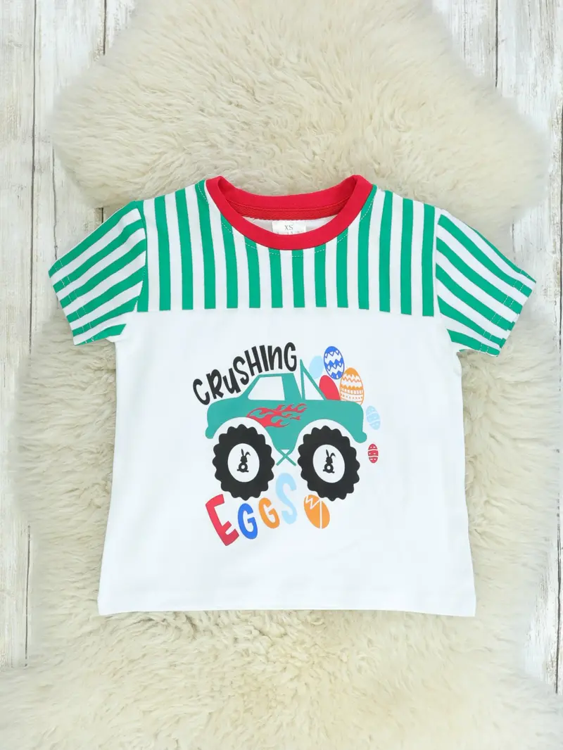 Crushing Eggs Graphic Tee For Fun-Loving Kids 1