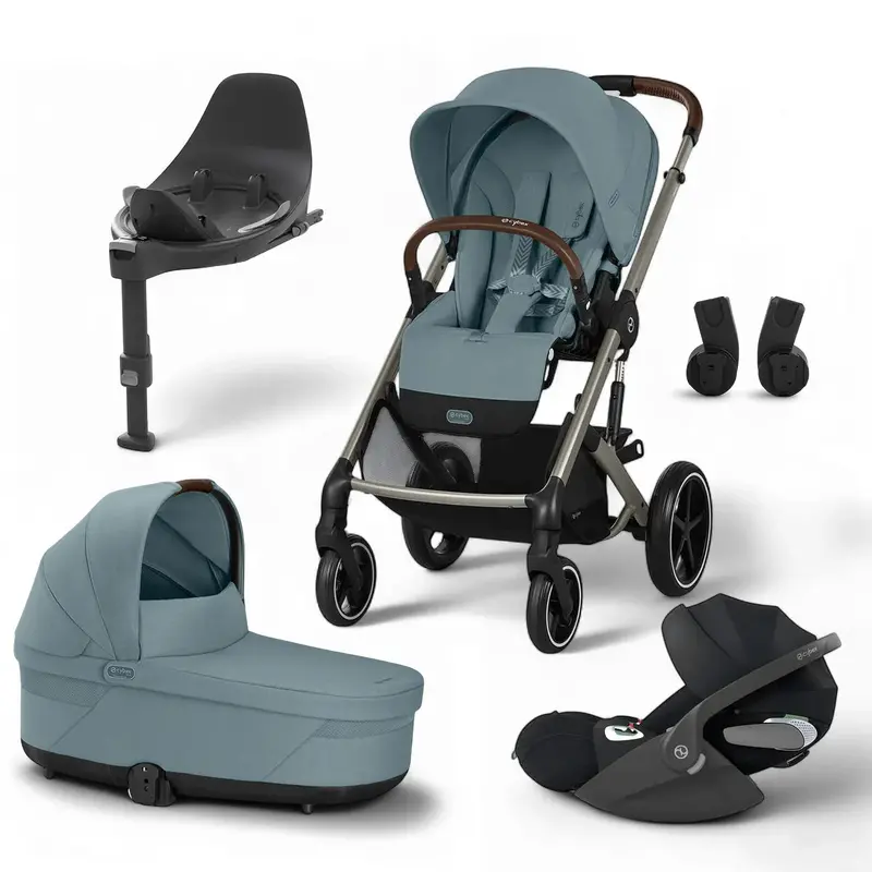 Cybex Balios S & Cloud T I-Size Travel System – Modular Stroller + Infant Car Seat Bundle 1
